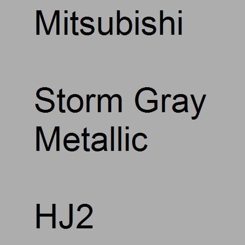 Mitsubishi, Storm Gray Metallic, HJ2.